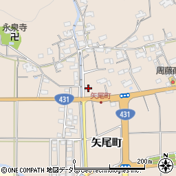 島根県出雲市矢尾町608周辺の地図