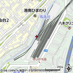 上永谷車両基地周辺の地図