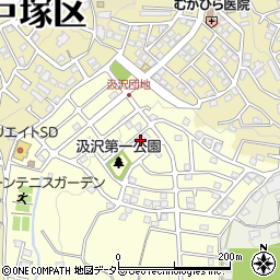神奈川県横浜市戸塚区汲沢町1301-42周辺の地図
