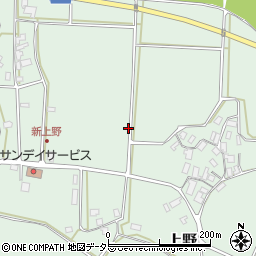 鳥取県八頭郡八頭町上野周辺の地図