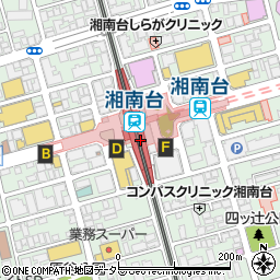 名代 箱根そば 湘南台店周辺の地図