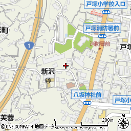 神奈川県横浜市戸塚区戸塚町3706周辺の地図