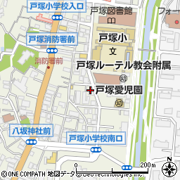 神奈川県横浜市戸塚区戸塚町167-21周辺の地図