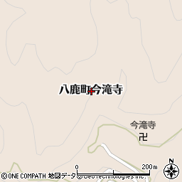 兵庫県養父市八鹿町今滝寺周辺の地図