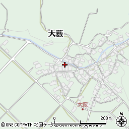 兵庫県養父市大薮733周辺の地図