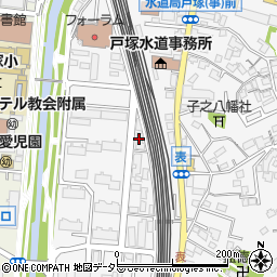 釜寅　横浜戸塚店周辺の地図