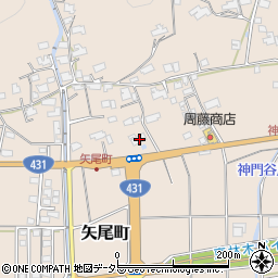 島根県出雲市矢尾町580周辺の地図