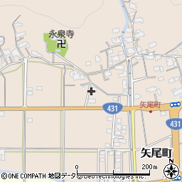 島根県出雲市矢尾町187周辺の地図