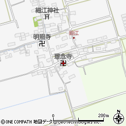 理念寺周辺の地図