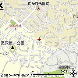 神奈川県横浜市戸塚区汲沢町1382-11周辺の地図