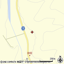 京都府綾部市故屋岡町神子谷下周辺の地図