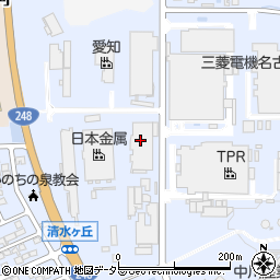 リンナイ精機株式会社周辺の地図