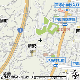 神奈川県横浜市戸塚区戸塚町3697周辺の地図