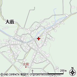 兵庫県養父市大薮388周辺の地図