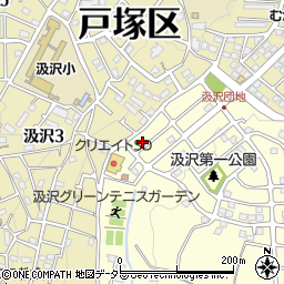 神奈川県横浜市戸塚区汲沢町1311周辺の地図