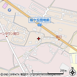 滋賀県米原市坂口周辺の地図