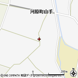 鳥取県鳥取市河原町山手393周辺の地図