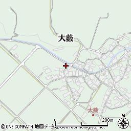 兵庫県養父市大薮761周辺の地図