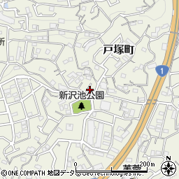 神奈川県横浜市戸塚区戸塚町4410-114周辺の地図