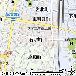岐阜県岐阜市石切町周辺の地図