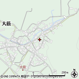 兵庫県養父市大薮387周辺の地図