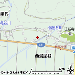 島根県出雲市大社町遙堪西湯屋谷201周辺の地図