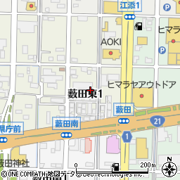 岐阜県建築工業会周辺の地図