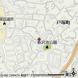 神奈川県横浜市戸塚区戸塚町4411-9周辺の地図