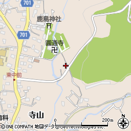 神奈川県秦野市寺山830周辺の地図
