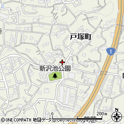 神奈川県横浜市戸塚区戸塚町4410周辺の地図