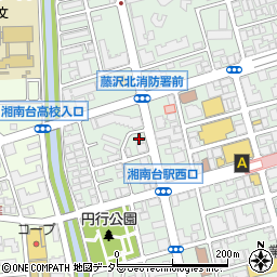 レコードブック湘南台周辺の地図