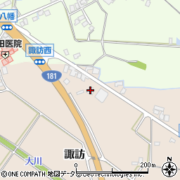 鳥取県米子市諏訪320-10周辺の地図