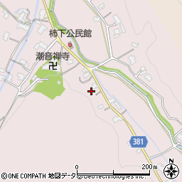 岐阜県可児市柿下205周辺の地図