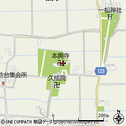 本興寺周辺の地図