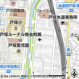 横浜市上倉田地域ケアプラザ周辺の地図