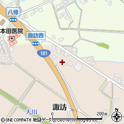 鳥取県米子市諏訪332周辺の地図
