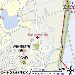 姫治公民館分館周辺の地図