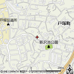 神奈川県横浜市戸塚区戸塚町4411-2周辺の地図