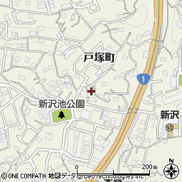 神奈川県横浜市戸塚区戸塚町3579周辺の地図