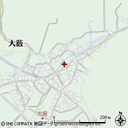 兵庫県養父市大薮401-1周辺の地図