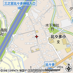 神奈川県伊勢原市神戸周辺の地図