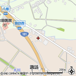 鳥取県米子市諏訪319周辺の地図