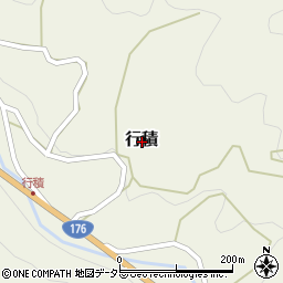 京都府福知山市行積周辺の地図