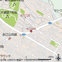 永江団地周辺の地図