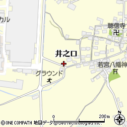 滋賀県米原市井之口317周辺の地図