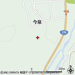 鳥取県東伯郡三朝町今泉188周辺の地図