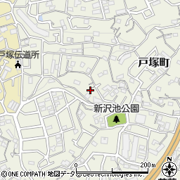 神奈川県横浜市戸塚区戸塚町4411-19周辺の地図