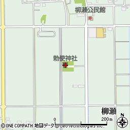 勅使神社周辺の地図