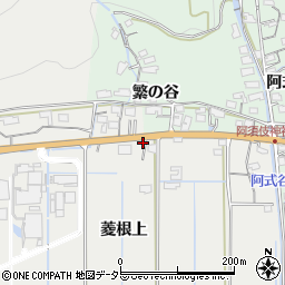 島根県出雲市大社町菱根196周辺の地図