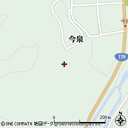 鳥取県東伯郡三朝町今泉195周辺の地図